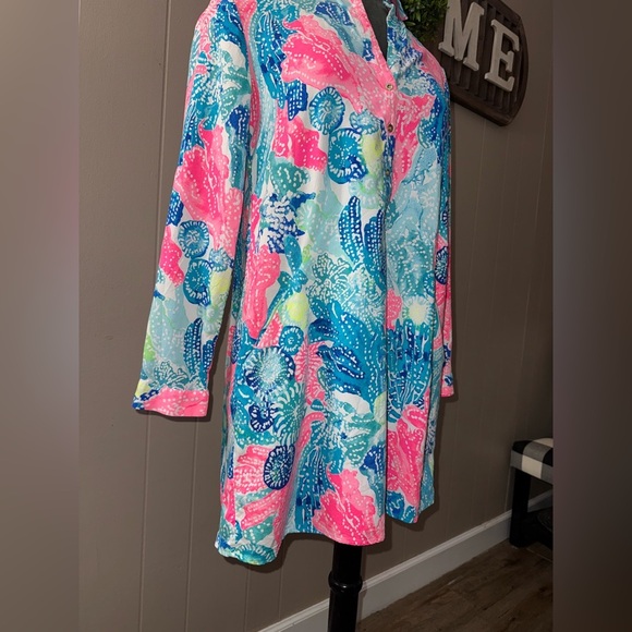 Lilly Pulitzer • Lillith Tunic Dress in Multi Boho Matik - Picture 3 of 14